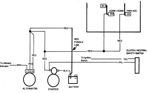 1990 chevy 1500 alternator wiring diagram 